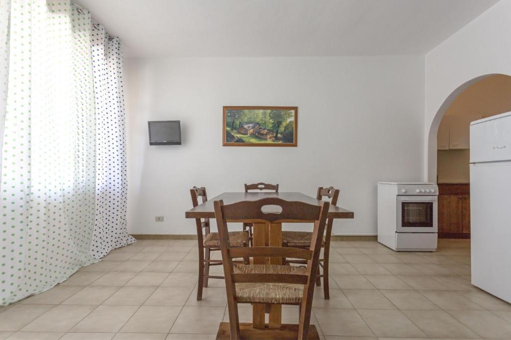 Kuchyň nebo kuchyňský kout v ubytování Gallipoli a due passi Residence