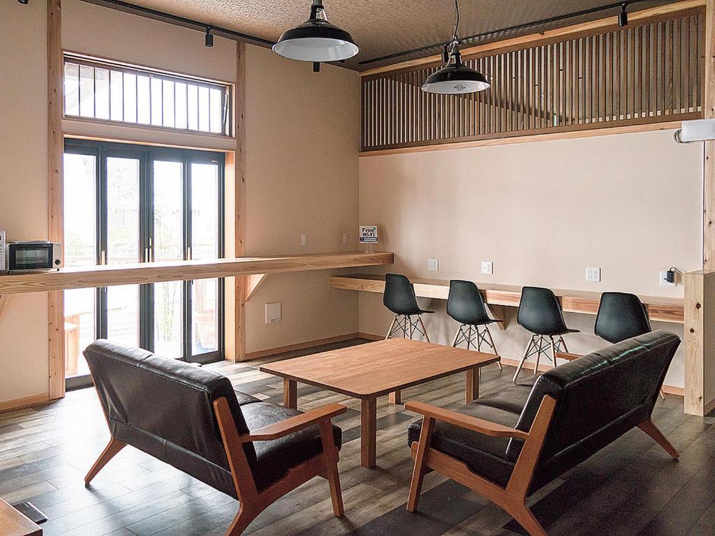 Posezení v ubytování HOSTEL Co-EDO