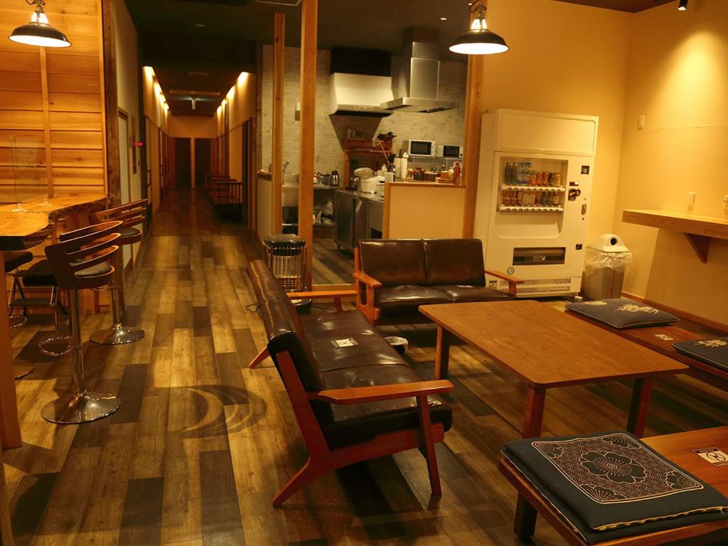 Posezení v ubytování HOSTEL Co-EDO