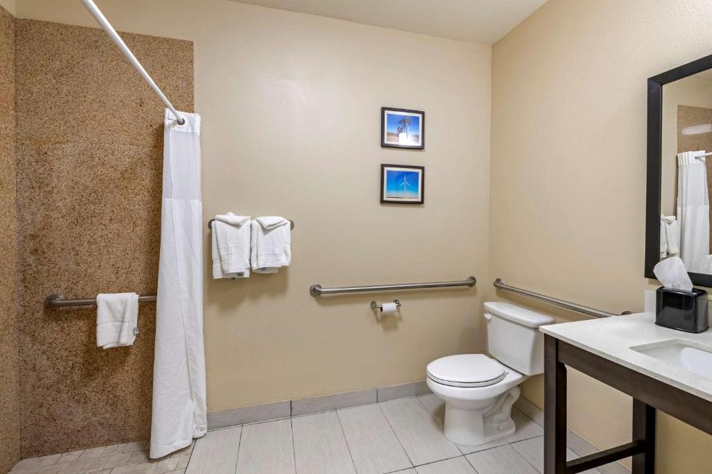 Koupelna v ubytování Comfort Inn & Suites