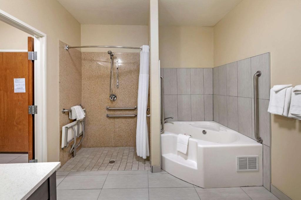 Koupelna v ubytování Comfort Inn & Suites