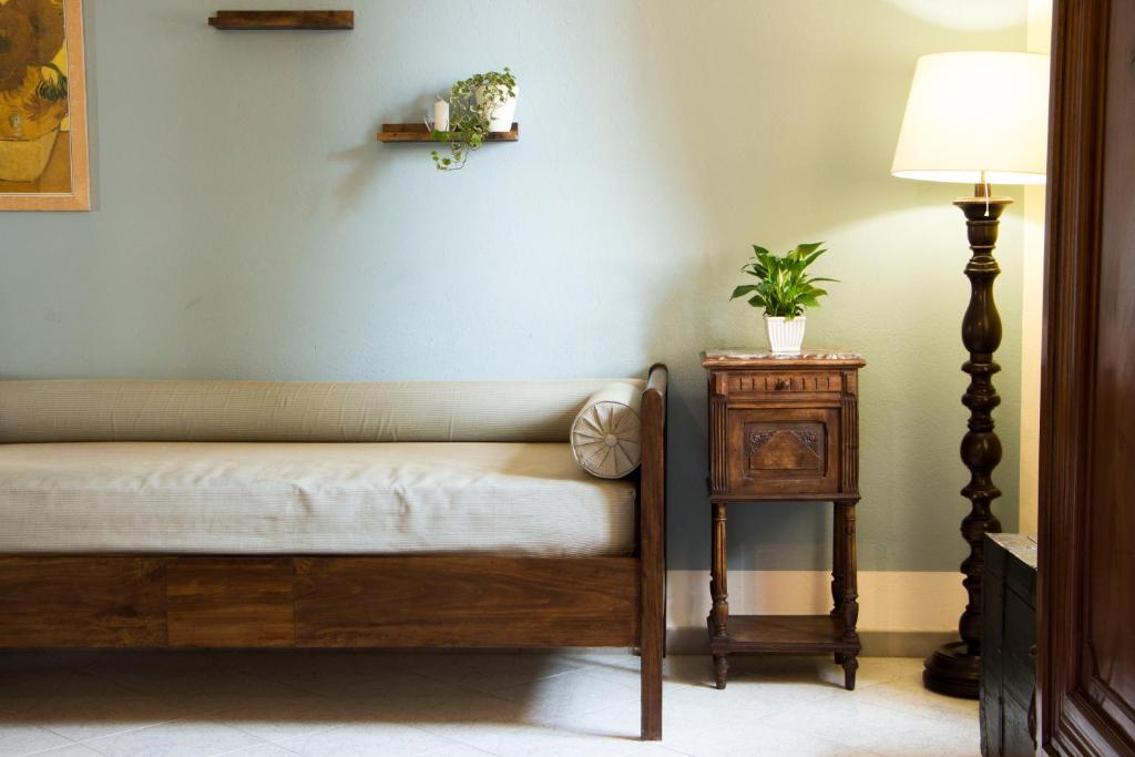 Posezení v ubytování L'Aromatario