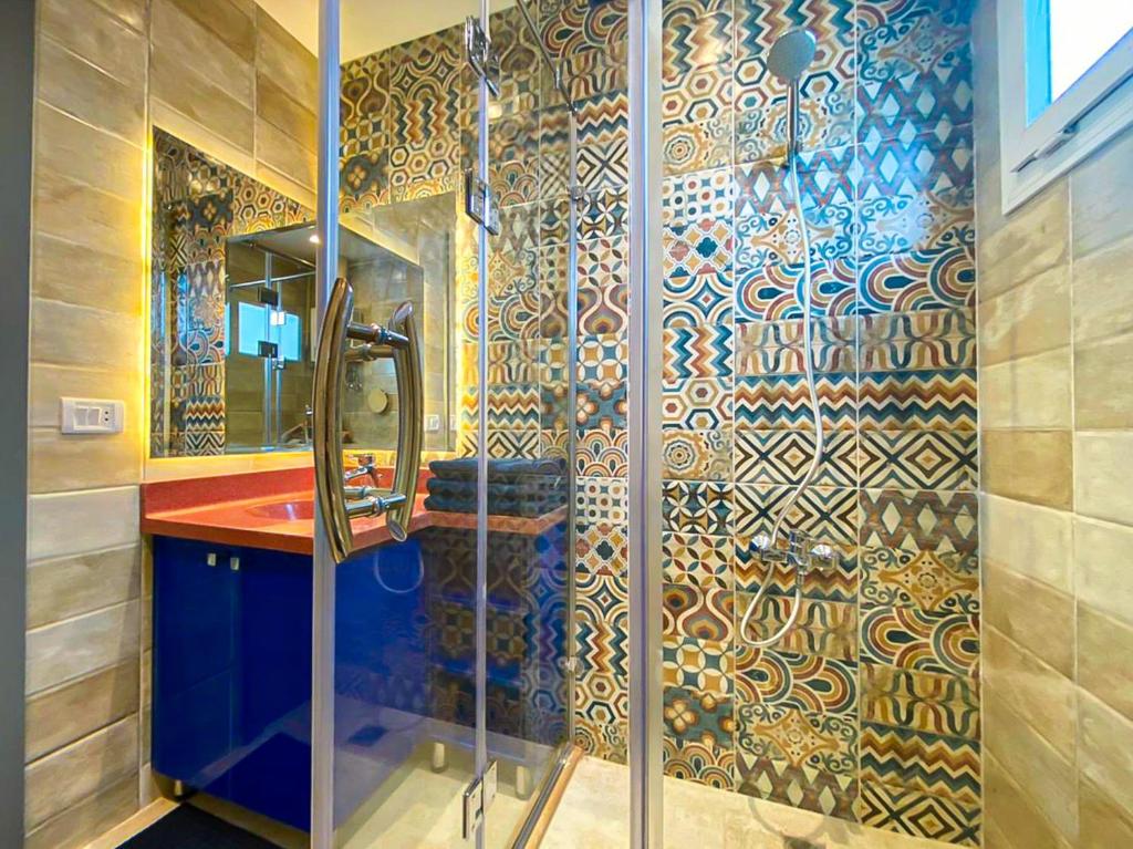 A bathroom at Arabian Nights in the heart of historic Alexandria