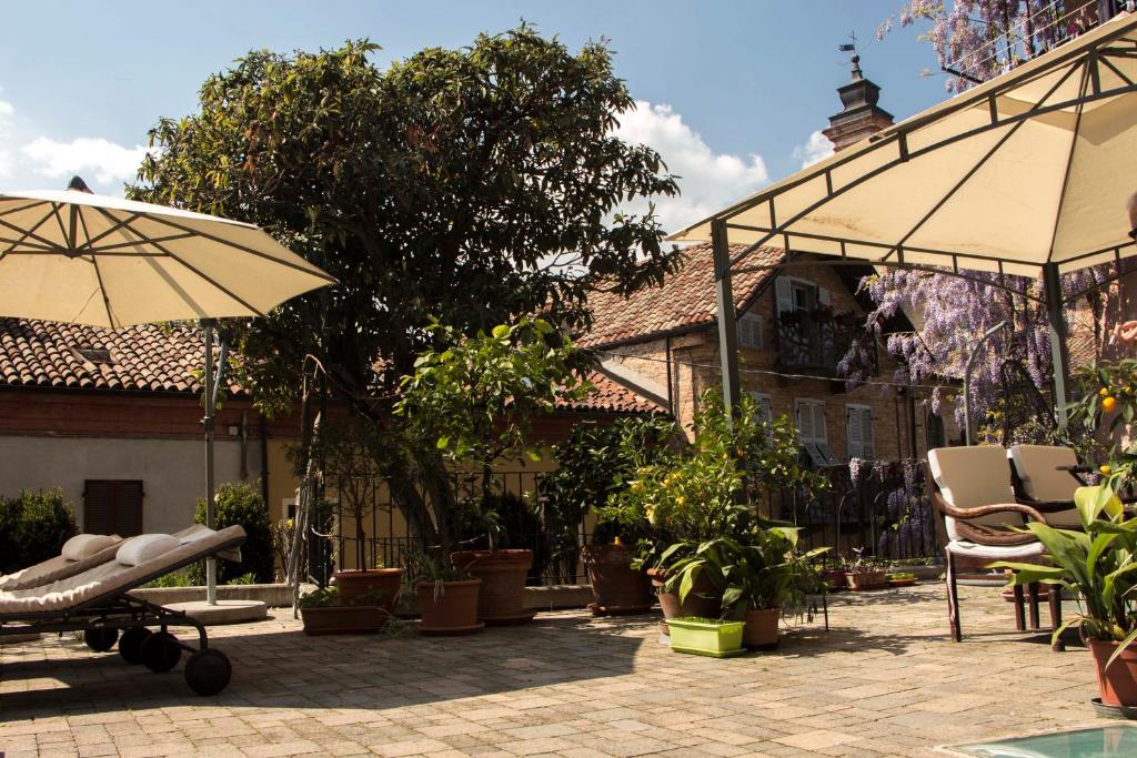 Zahrada ubytování L'Aromatario