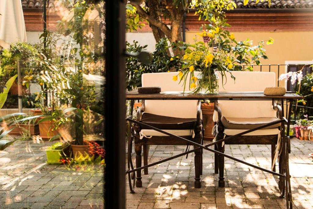 Balkón nebo terasa v ubytování L'Aromatario