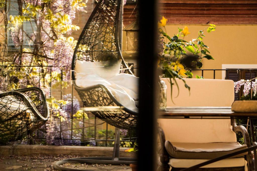 Zahrada ubytování L'Aromatario