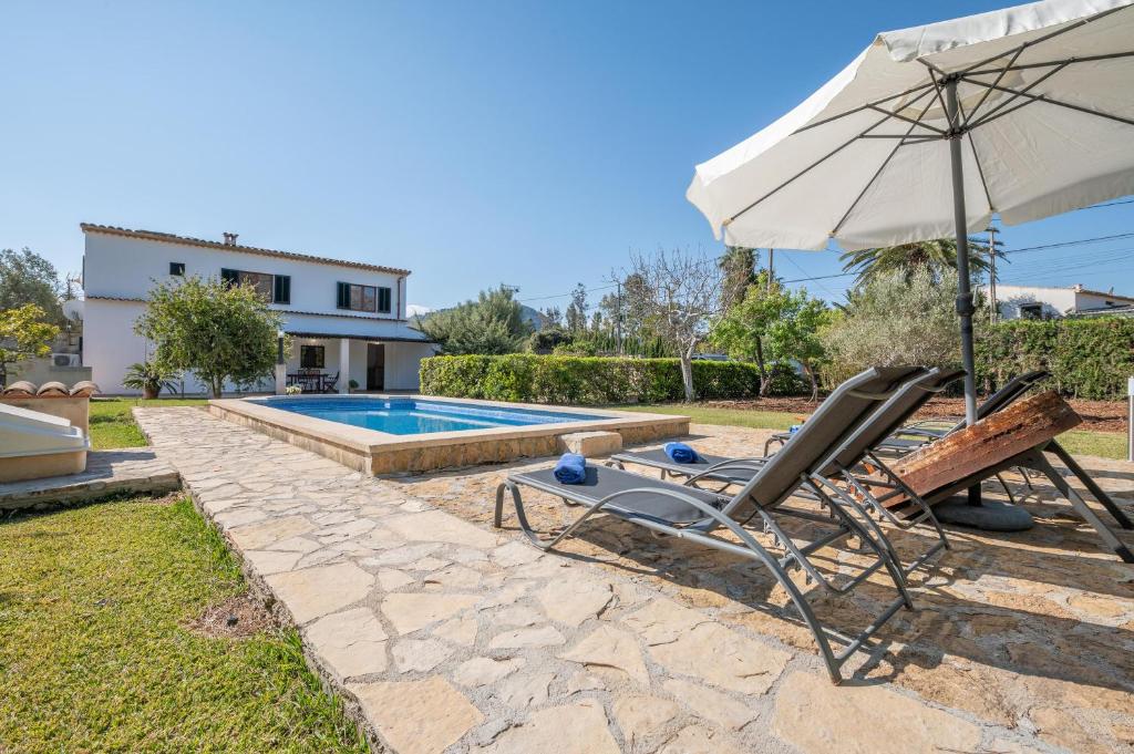 Πισίνα στο ή κοντά στο La Palmera