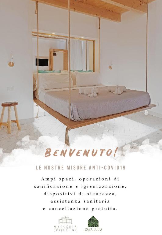 Postel nebo postele na pokoji v ubytování Casa Lucia