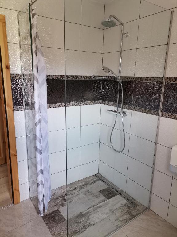 Koupelna v ubytování Pansion House Prijeboj