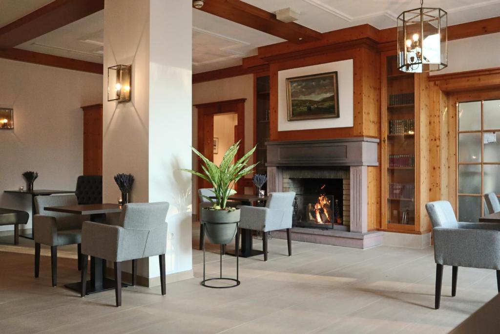 Posezení v ubytování Hotel Alter Packhof