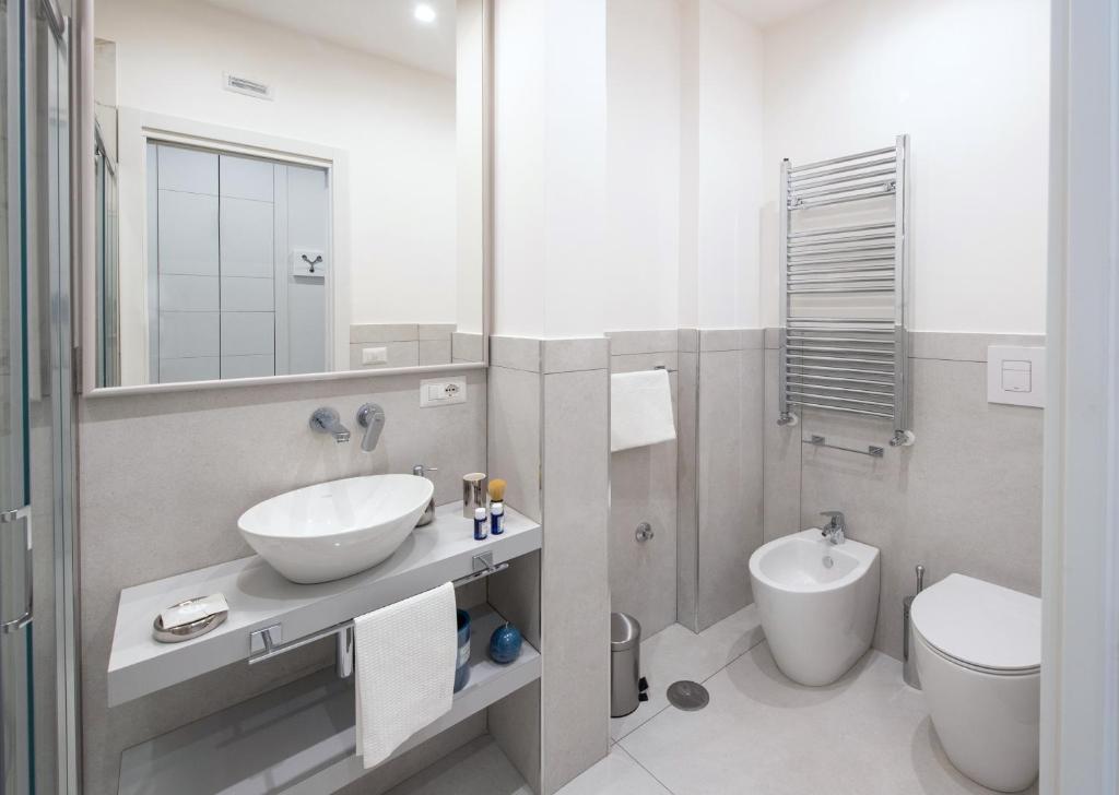 Koupelna v ubytování Napoli City Center - Appartamenti e Camere
