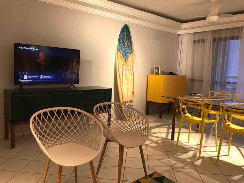  RIVIERA71 Varanda deck e churras 3 dorm com ar