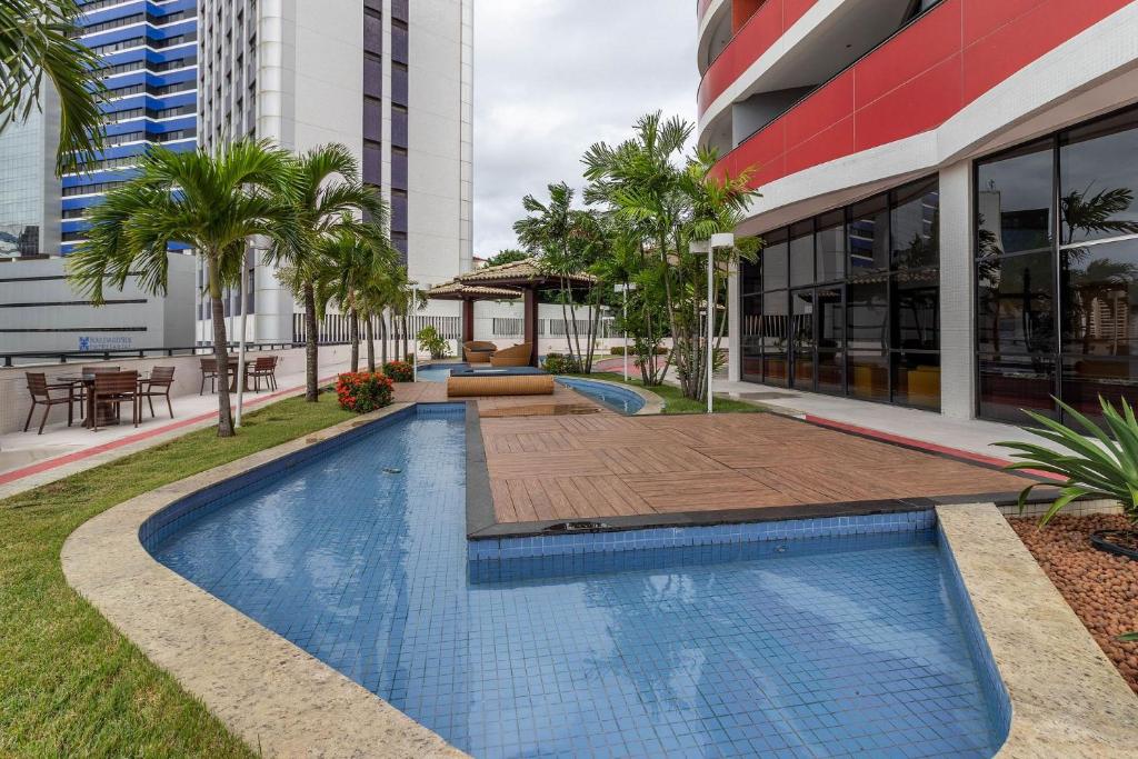  CA01 Flat Mercure Boulevard Side a 500m Salvador Shopping