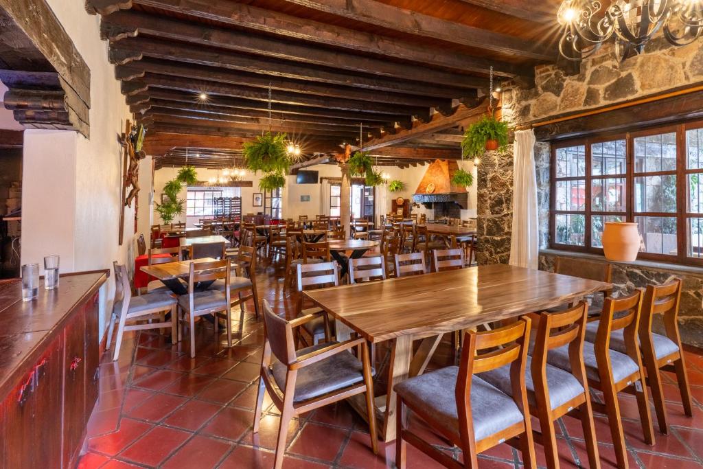 Restaurace v ubytování Hostería San Felipe