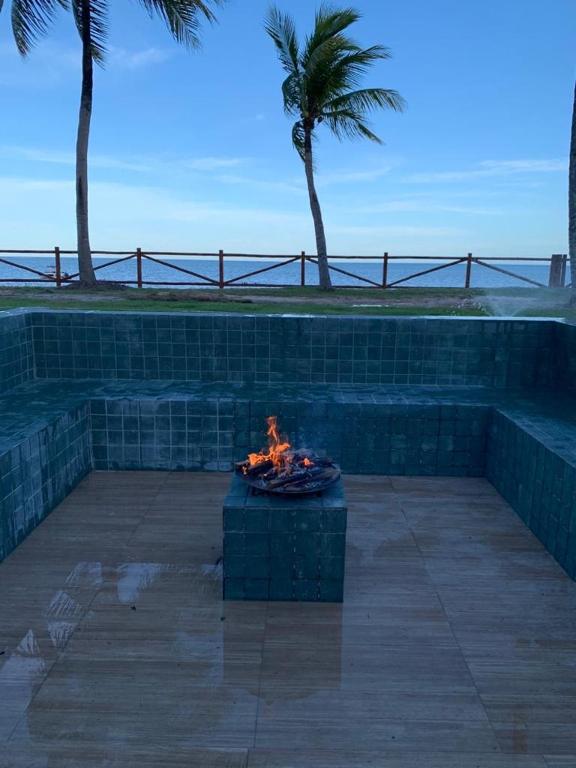 Bela casa de Praia Beira Mar com piscina em Peroba
