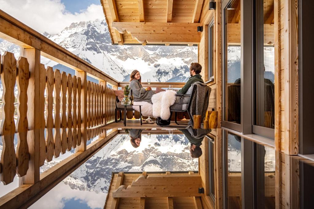 Posezení v ubytování Alpin Residenz Dachsteinperle