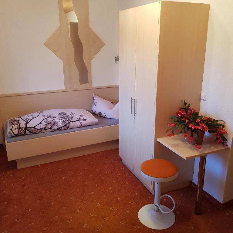 Postel nebo postele na pokoji v ubytování Familienferienhaus Florentine