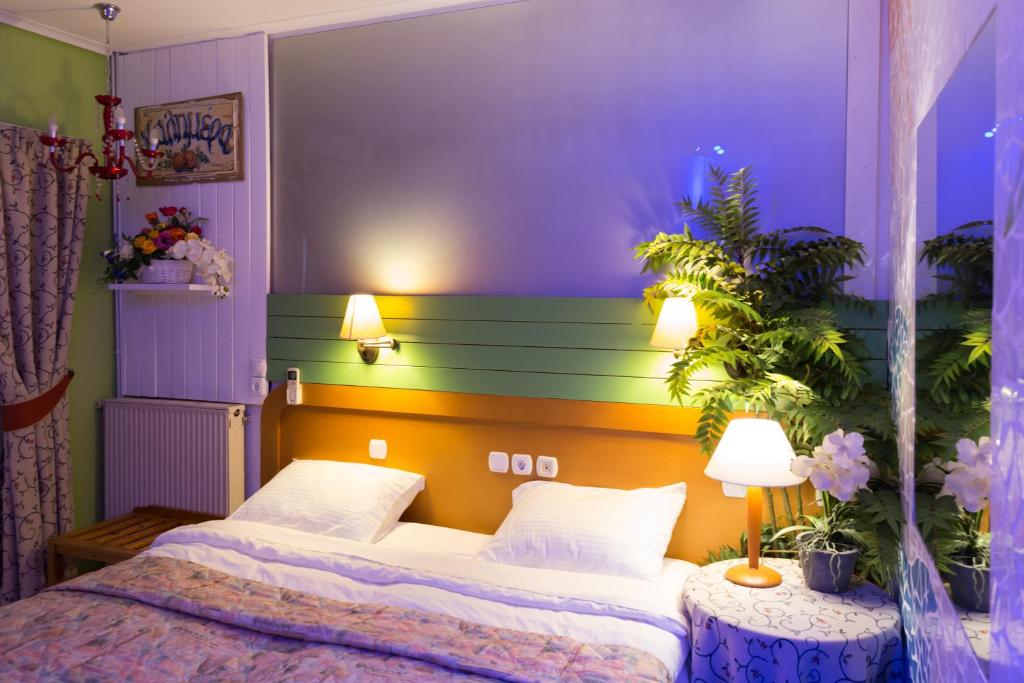 Postel nebo postele na pokoji v ubytování Hotel Segas