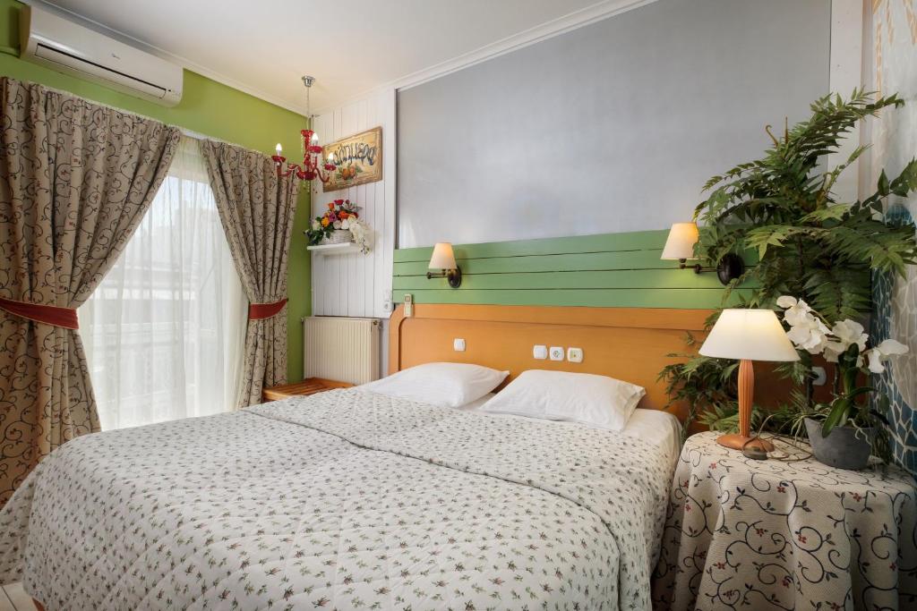 Postel nebo postele na pokoji v ubytování Hotel Segas
