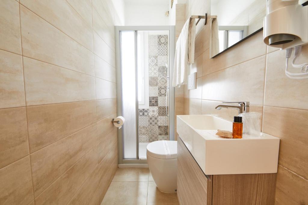 Kúpeľňa v ubytovaní Lilium Maris Hotel