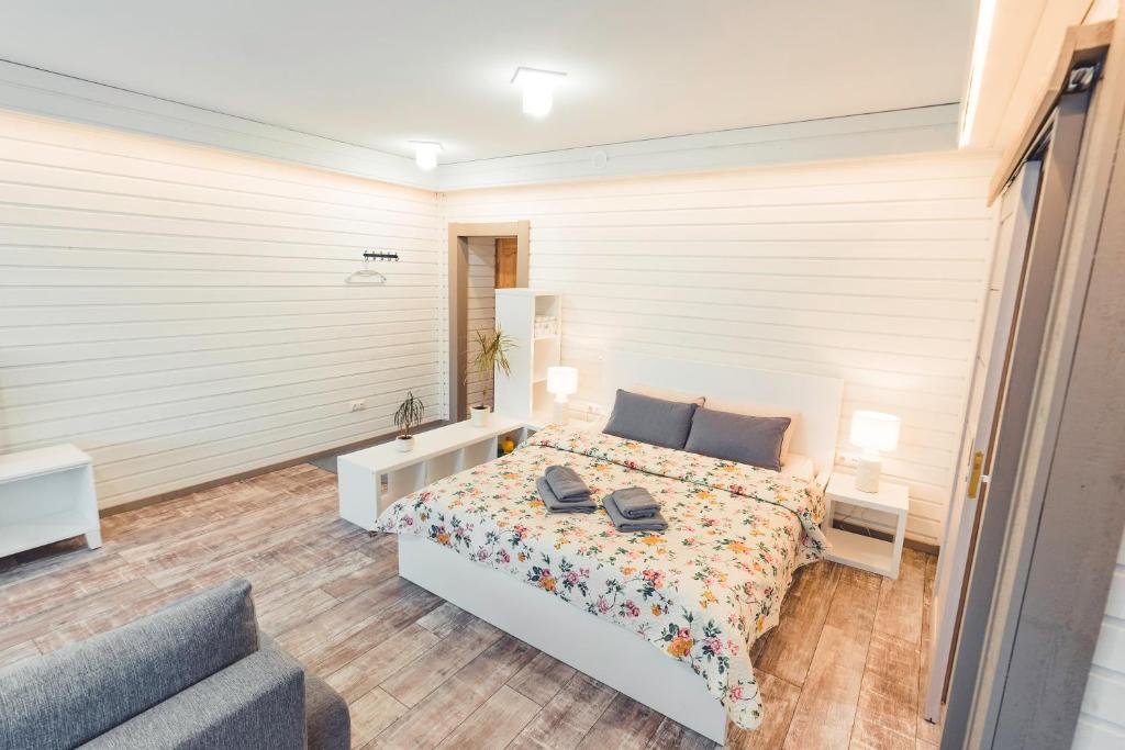 Postel nebo postele na pokoji v ubytování O.K. Hotel