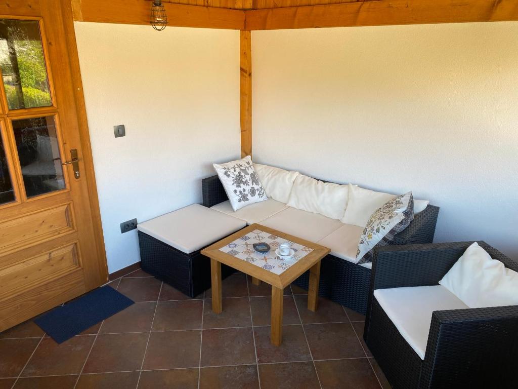 Posezení v ubytování Apartma Obrh