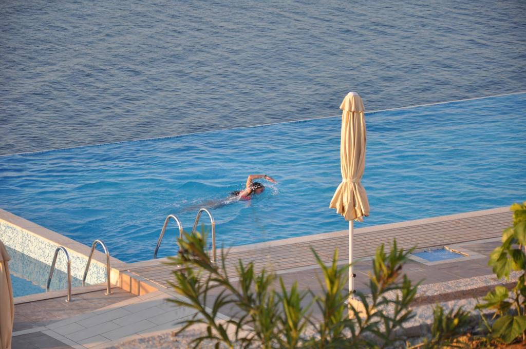 Bazén v ubytování Birds Bay Resort nebo v jeho okolí