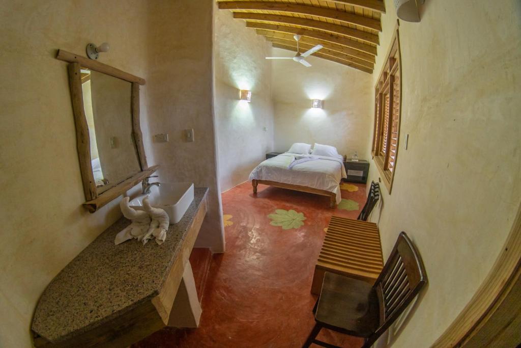 Ein Badezimmer in der Unterkunft Paraiso Caño Hondo