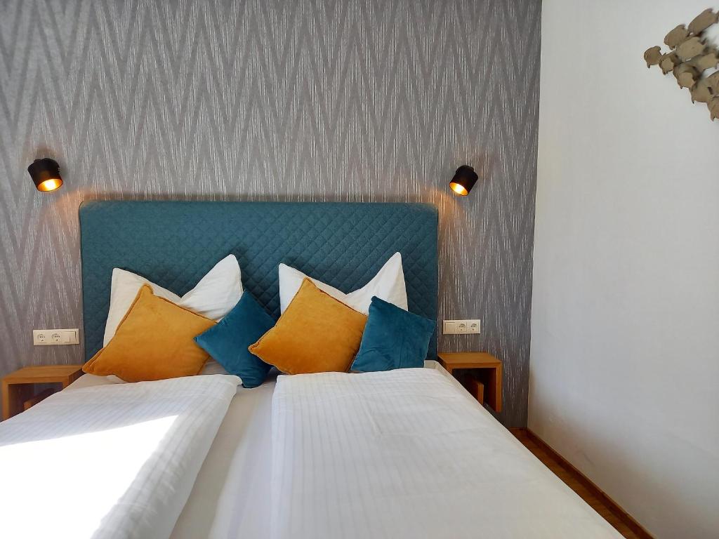Postel nebo postele na pokoji v ubytování Wolf & Schaf Apartments