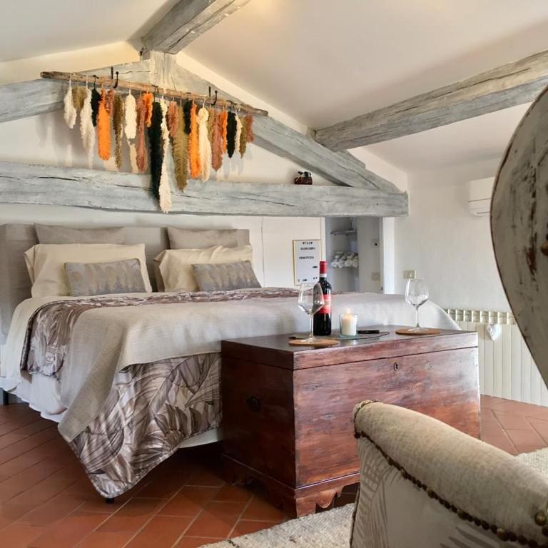 Postel nebo postele na pokoji v ubytování Il Giglio B&B