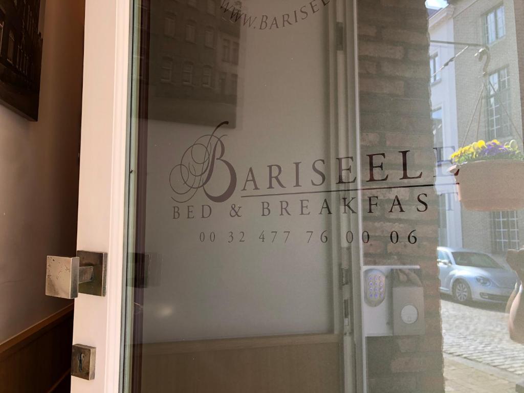 Certifikát, hodnocení, plakát nebo jiný dokument vystavený v ubytování Bariseele B&B