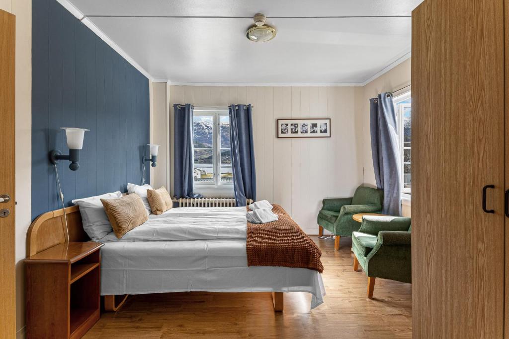 Postel nebo postele na pokoji v ubytování Hardanger Guesthouse