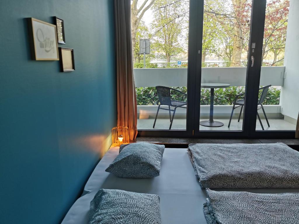 Postel nebo postele na pokoji v ubytování Backpackers Luzern