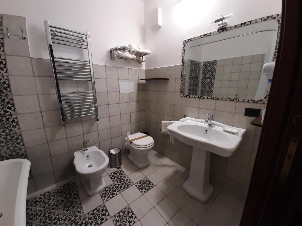 Koupelna v ubytování BnB Agorà Panoramic Rooms