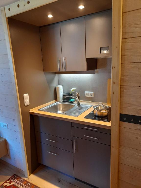 Kuchyň nebo kuchyňský kout v ubytování Appartement Anneke