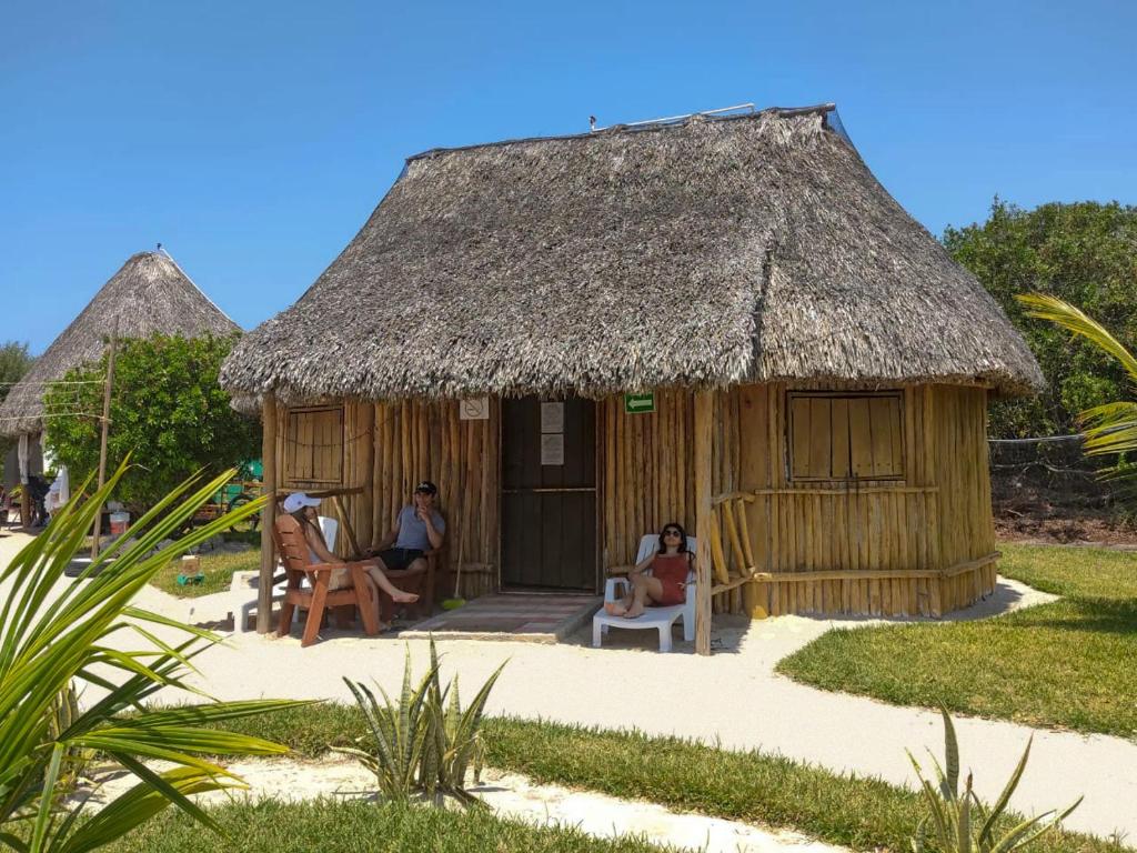 Zahrada ubytování Cabanas Jaalkab