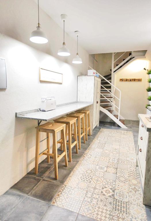 A kitchen or kitchenette at Casa con Terraza San Fernando
