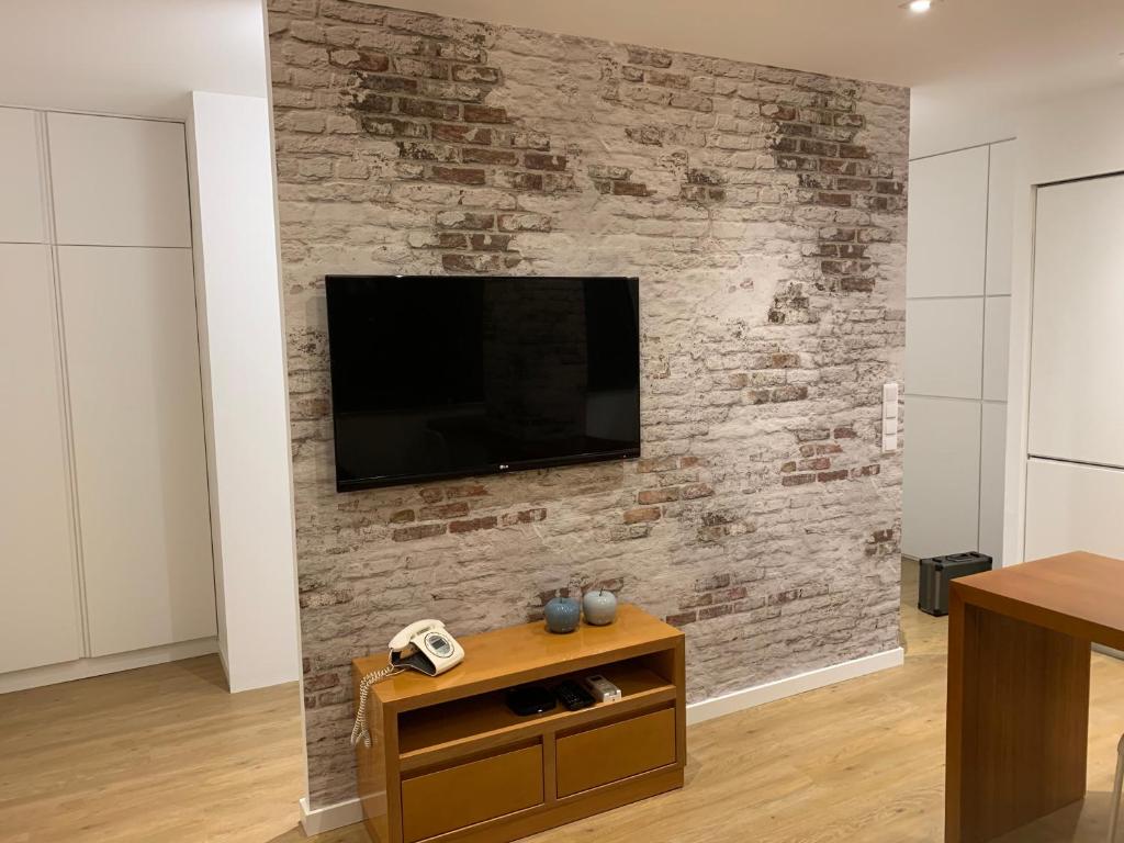 TV a/nebo společenská místnost v ubytování Palace House Apartment