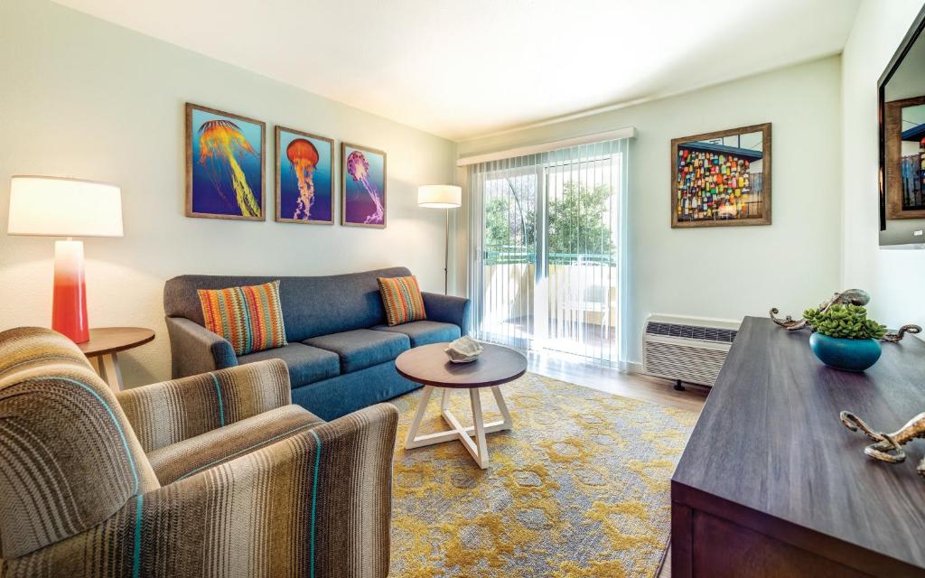 Istumisnurk majutusasutuses WorldMark San Diego – Mission Valley