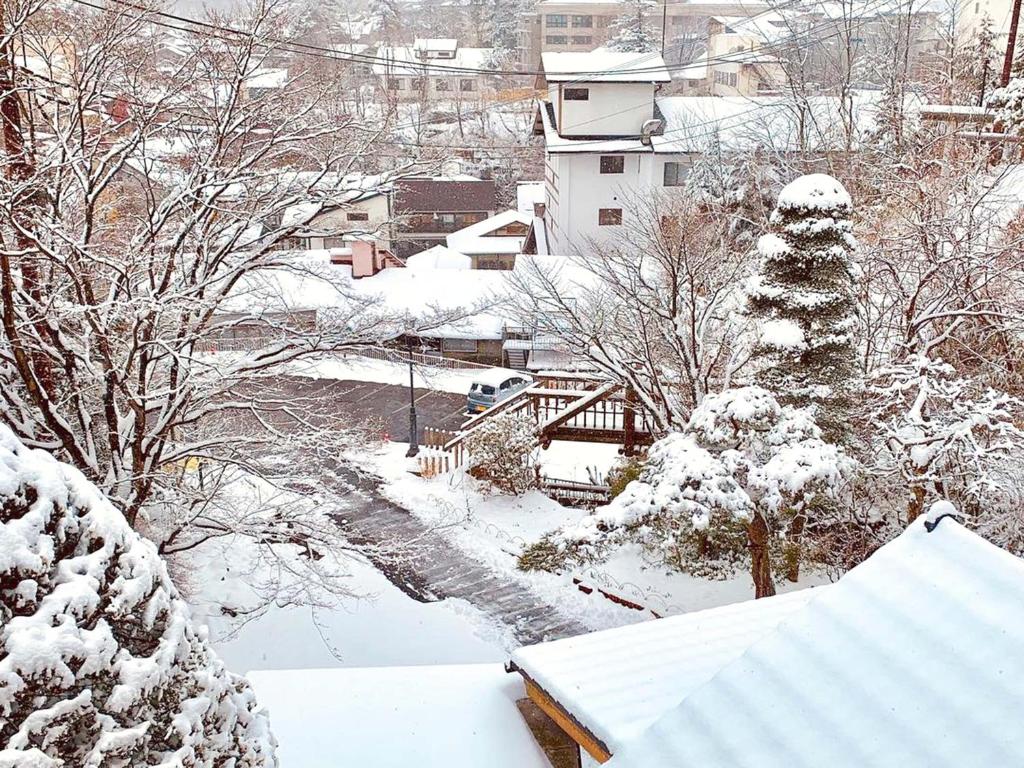 Kirishimaya Ryokan v zimě