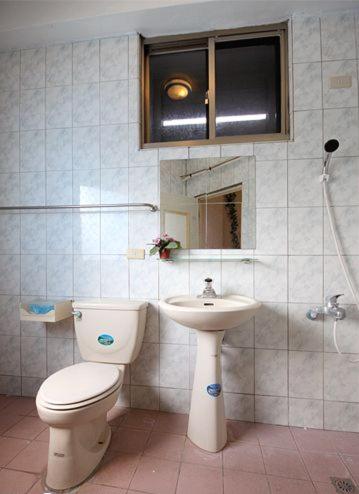 Koupelna v ubytování Ludao B&B