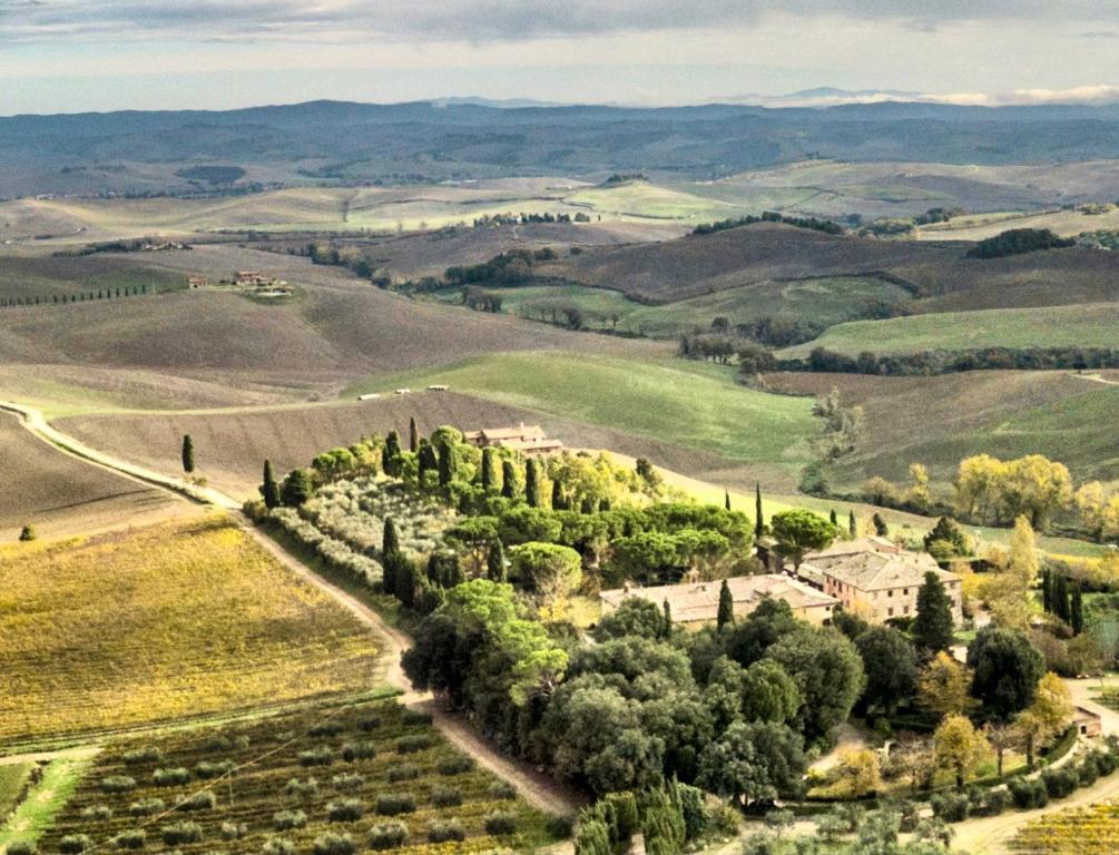 Et luftfoto af Agriturismo Villa Buonsignori