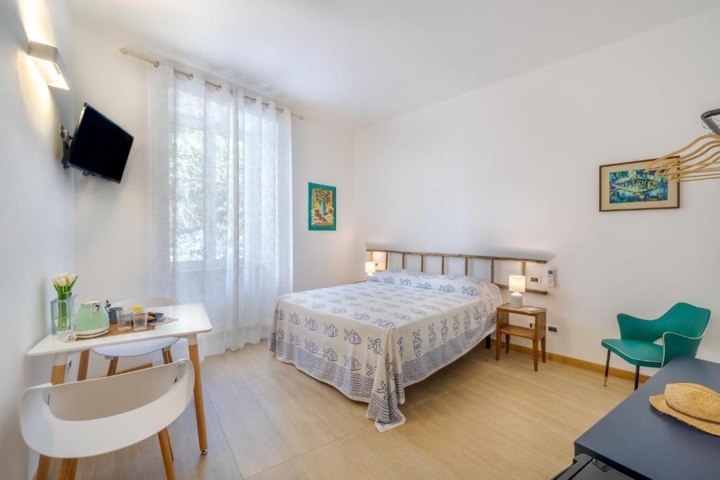 Postel nebo postele na pokoji v ubytování Ca de Gianchi - Verdeblù