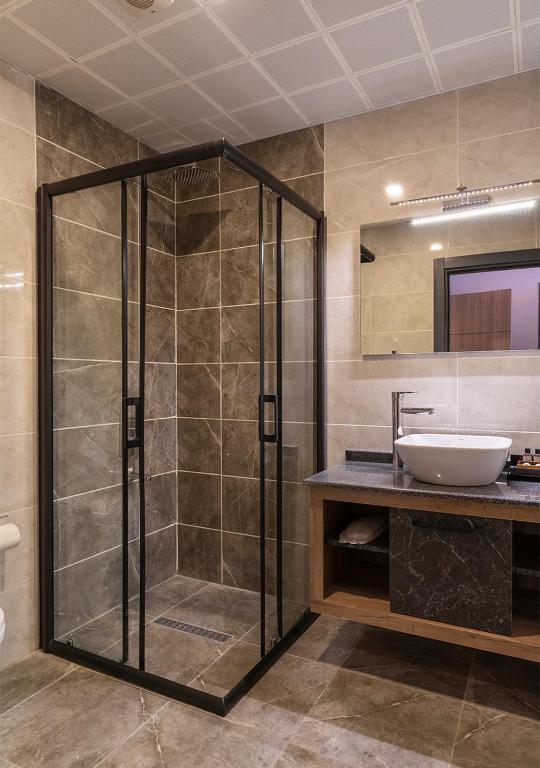 Koupelna v ubytování City Port Hotel Trabzon