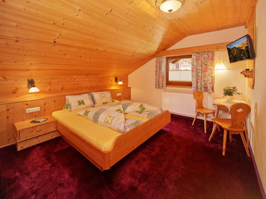 Postel nebo postele na pokoji v ubytování Haus Erbhof