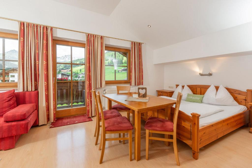 Posezení v ubytování Aparthotel Lieblingsplatz