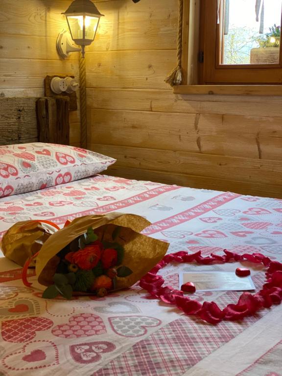 Postel nebo postele na pokoji v ubytování Il Roccolino