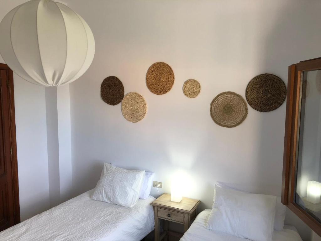 Posteľ alebo postele v izbe v ubytovaní Casa La Juyona
