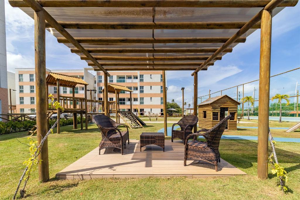  Apartamento decorado e equipado no Muro Alto Clube por Carpediem