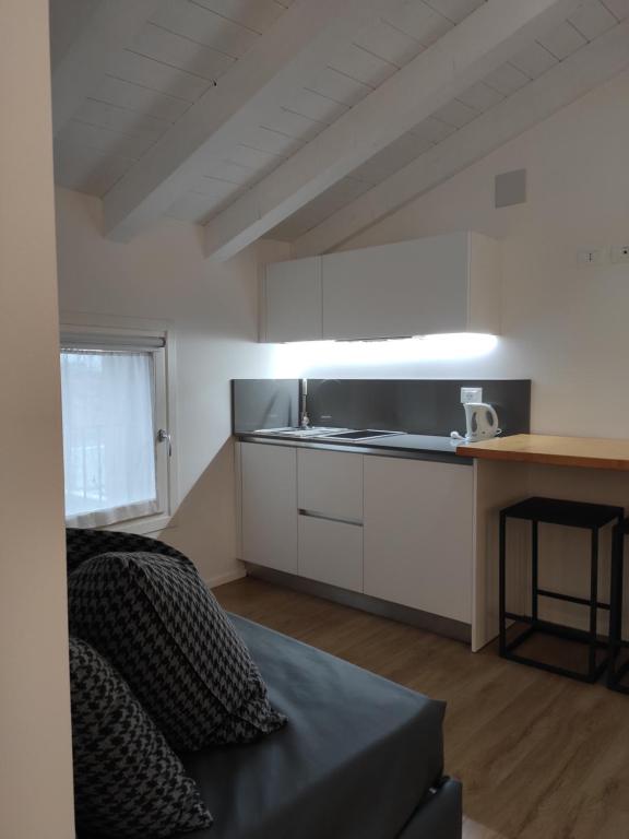 Kuchyň nebo kuchyňský kout v ubytování Borgo di Ponte Holiday Apartments & Rooms